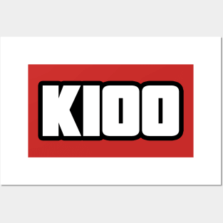 K100 logo Posters and Art